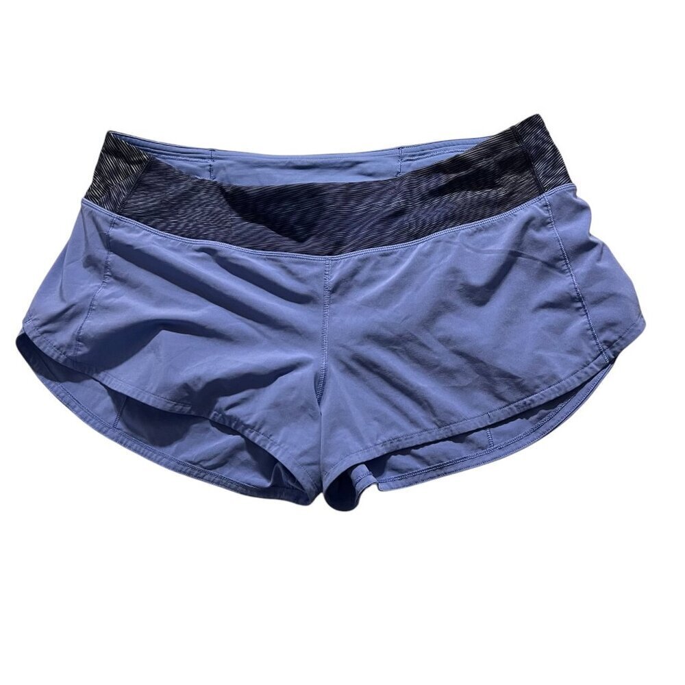 Lululemon Womens Speedup Shorts Size 10 lavender purple Lightweight Breathable